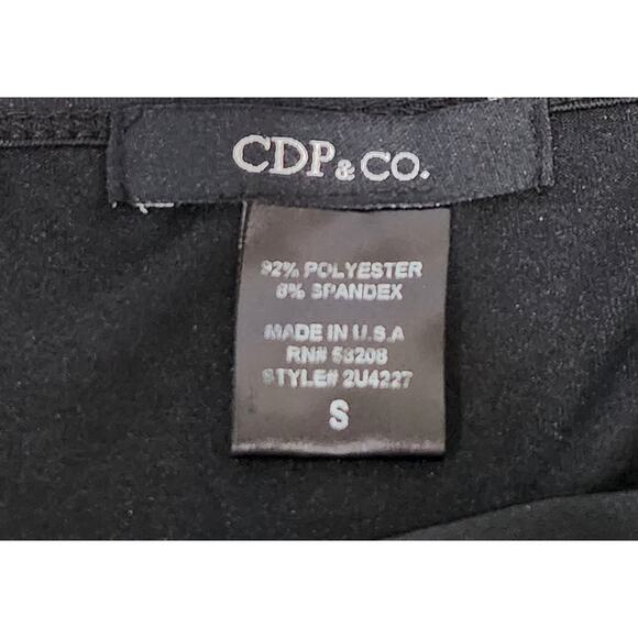 CDP&Co. Black Adjustable Spaghetti Strap Tank Top Small Lightweight Soft Stretch - Picture 4 of 4